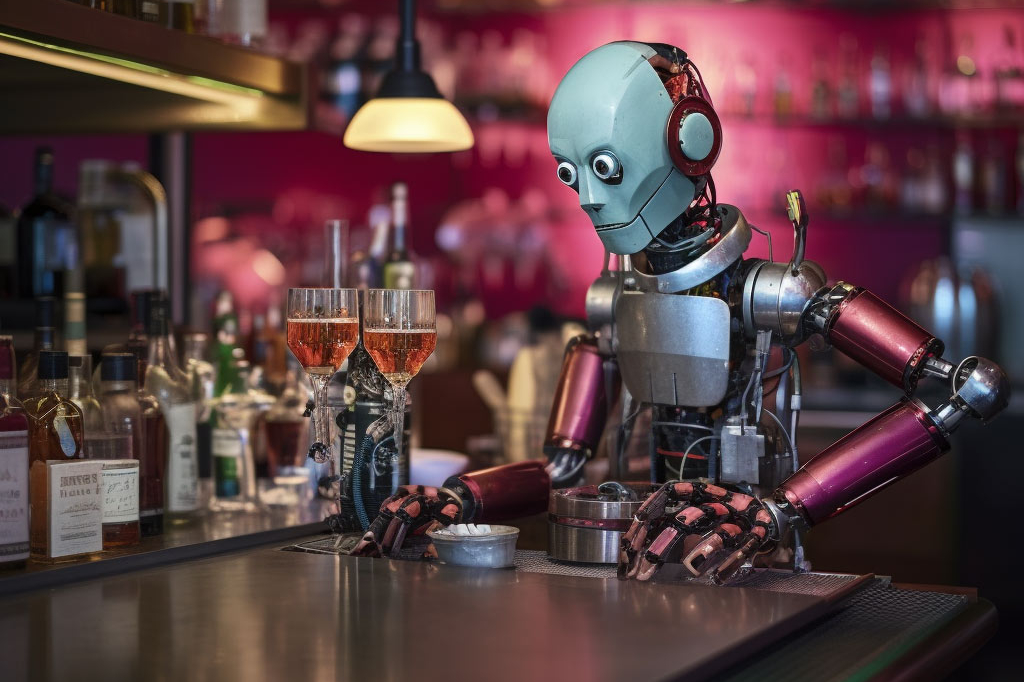 ChatGPT as a robotic bartender